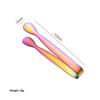 Sugar Cube Tongs Multi-Color Ice Clamp Stainless Steel Electroplated Ice Tongs Ice Clip For Bar Kitchen Sugar Cube Meal Clip
