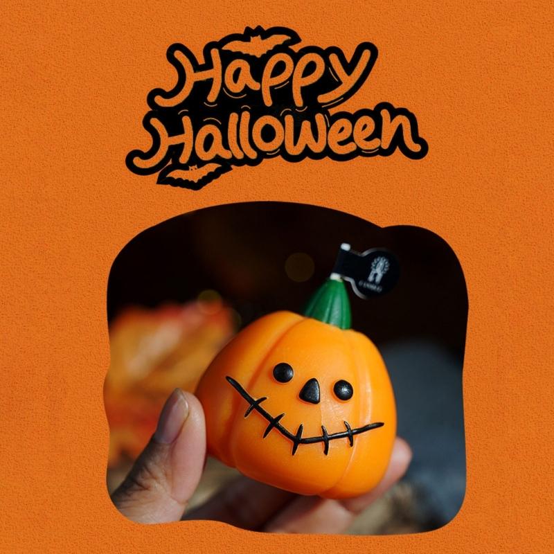 Halloween Kürbis Schädel Geisterhaft Kerze Gruselige Duftwachs Kerze Tischdekorationen Aromatherapie Kerze Heimdekorationen