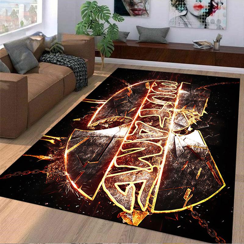 Wu-Tang Clan Design Teppich geeignet als rutschfeste Matte für das Wohnzimmer oder Schlafzimmer Sofa