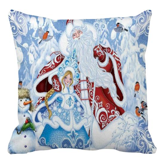 

Рождественская наволочка, удобная декоративная, трудно выцветающая, полезная рождественская тема, наволочка с узором, фестиваль для повседневной жизни D