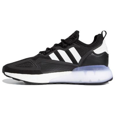ZX 2K Boost Black White Women Sneakers Core-Black Cloud-White Gold-Metallic H00102