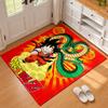 Tapete Dragon Ball Capacho para Sala de Estar ou Quarto Tapete Protetor Sob Cadeira Decoração de Escritório Presente de Natal Presente de Aniversário