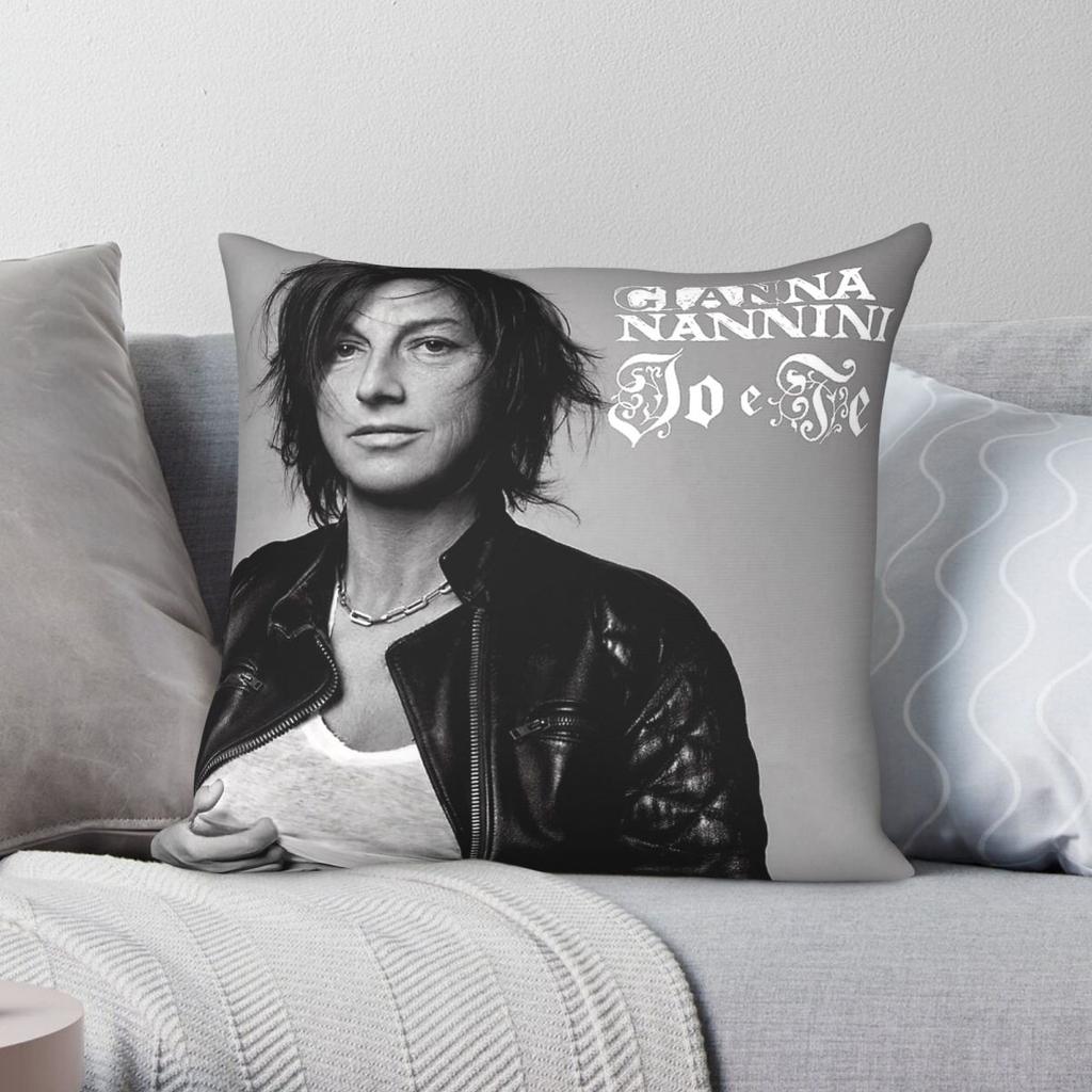 Gianna Nannini Io E Te Album Square Pillowcase Polyester Linen Velvet Printed Zip Decor Throw Pillow Case Home Cushion Cover