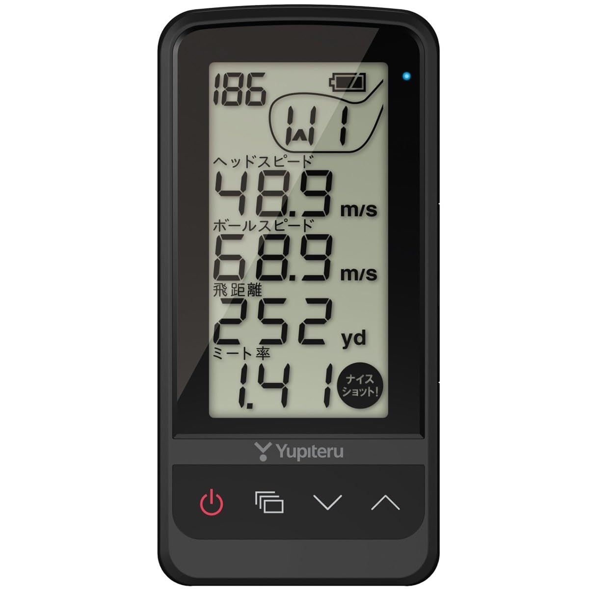Yupiteru GOLF GST-7 BLE Swing Practice Machine Unisex Black 10 Hours Full Charge 124mm x 60mm x 18mm