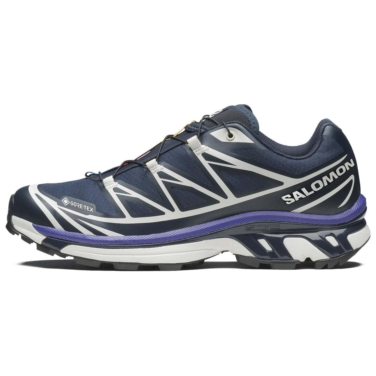 

Salomon XT-6 Gore-Tex Универсальный Удобный Тканевый Синтетическая Кожа Противоскользящий Прочный Водонепроницаемый Низкий Верх Кроссовки для Бега Мужские кроссовки 477325 36
