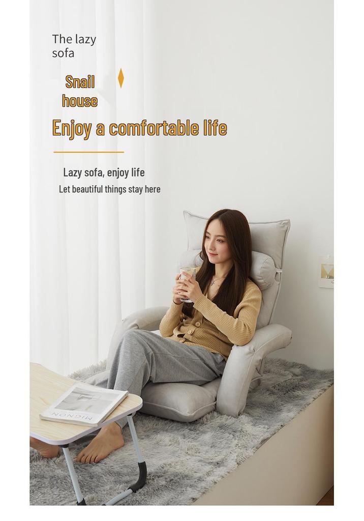 Convertible Balcony Tatami Recliner Chair – Dormitory Sofa Bed for Relaxation