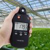 Advanced quantum sensor PAR meter for accurately measuring photosynthetic activity in indoor and outdoor plants.