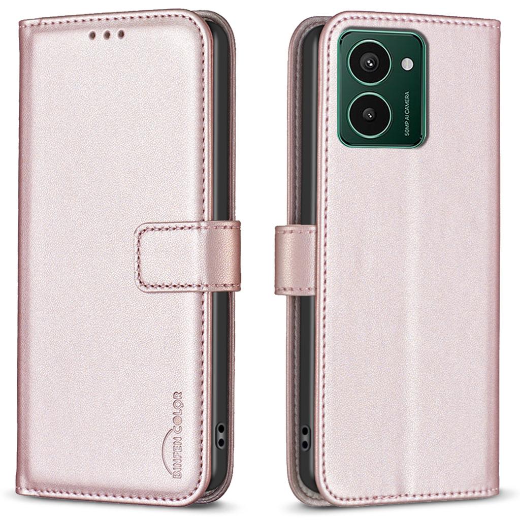 BINFEN COLOR BF17 For HMD Pulse Pro Case PU Leather Wallet Flip Phone Cover