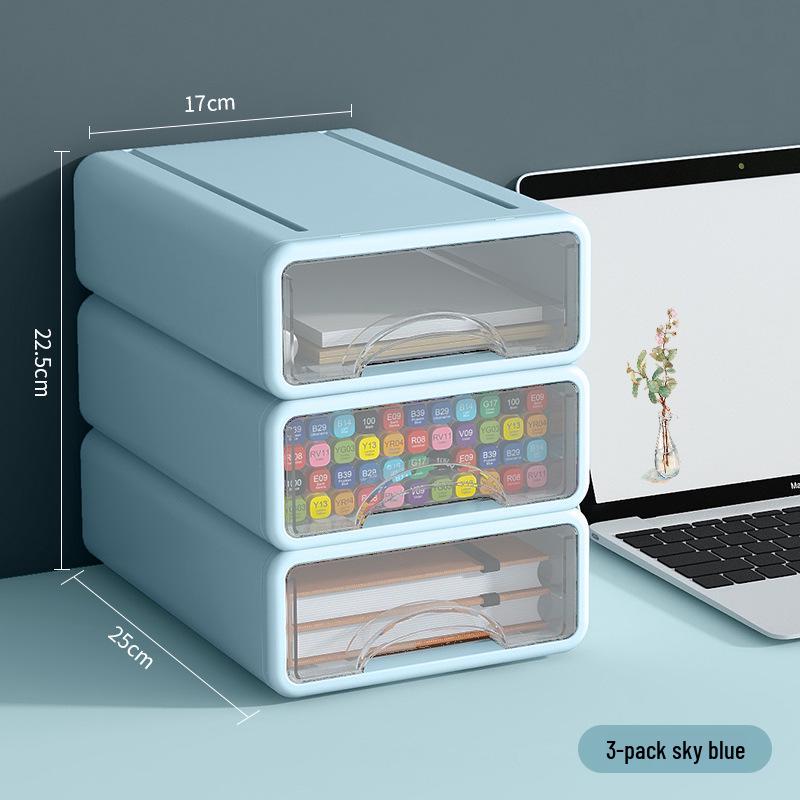 Desktop Drawer Organizer for Cosmetics and Stationery
