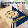 Custom Text Printed Rug Pittsburgh Penguins Non Slip Floor Carpet For Home Room Decor