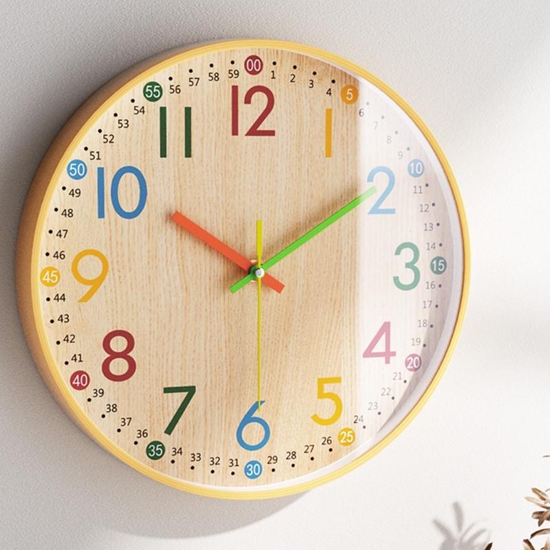 Wall Clock Silents None Ticking Wall Clock Battery Operated Clocks Easy to Read Home/Office/Kitchen/Classroom/School Clock