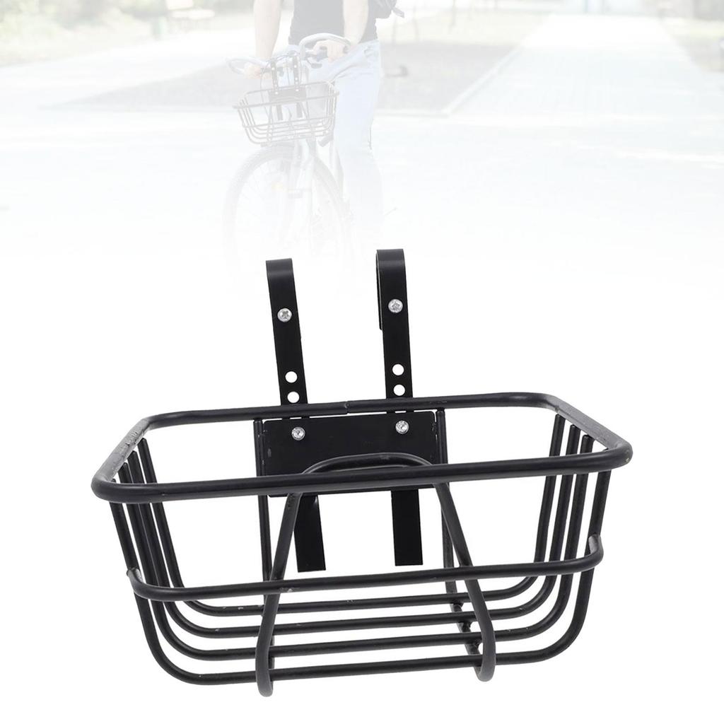 Kovový košík na kolo Košík na zeleninu na kolo Nosič Přední košík na kolo Sdílený košík na kolo Košík na elektrické kolo Mobike s háčky