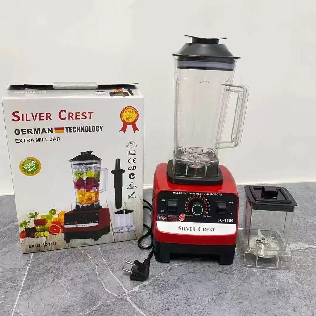 Stainless Steel Large Capacity Food Processor & Blender - Juicer, Mixer, and Meat Grinder
