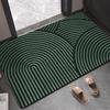 Modern Simple Bathroom Mat Water Absorbent Non-Slip Entrance Carpet Household Striped Living Room Entrance Diatomaceous Earth Durable Foot Mat