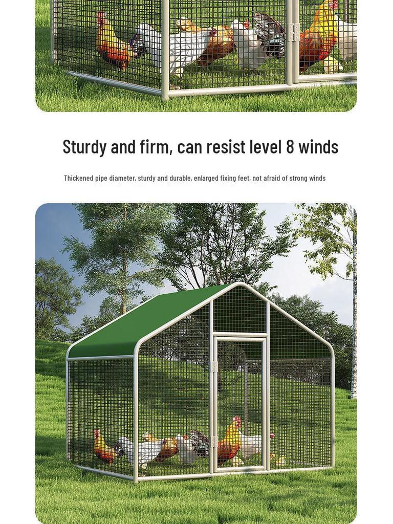 Chicken Walking Tunnel: Ground Cage Extension for Pet Chickens
