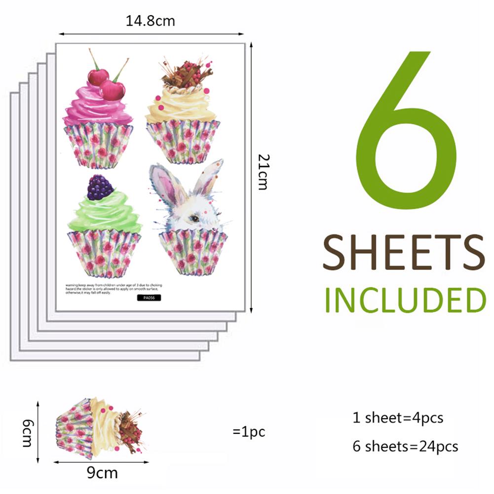 Cute Cup Cake Wall Sticker Waterproof Arts Wallpaper Door Decals Home Decor 20 Cute Cup Cake Wall Sticker Waterproof Arts Wallpaper Door Decals Home Decor 20