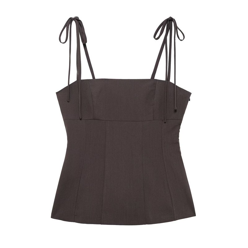 Jnleaog Spring New Arrival Women's Clothing Fashion French Fashion Design Bowknot Decoration Stretch Tops 4661022