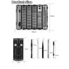 128 In 1 Precision Screwdriver Set Dismountable Magnetic Screw Nuts Bits Multi Functional Household Repair Tools Kit