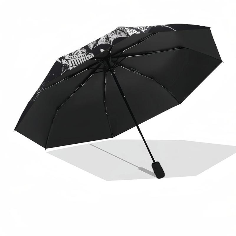 1pc MY CHEMICAL ROMANCE NEW YORK Automatic Open, Windproof, Compact Travel Umbrella, Gift for Birthday, Christmas, Business 93089