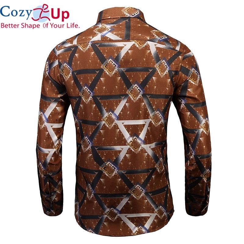 Cozy Up Bedrucktes Hemd für Herren, Herbsthemden, modische Herren-Party-Hemden mit langen Ärmeln, Hemd für Herren, Alltagsmantel im chinesischen Stil