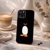 Funny Cartoon P-Pingu Phone Case For iPhone17 16 15 14 13 12 11 Pro Max Plus,5G Soft Black Case