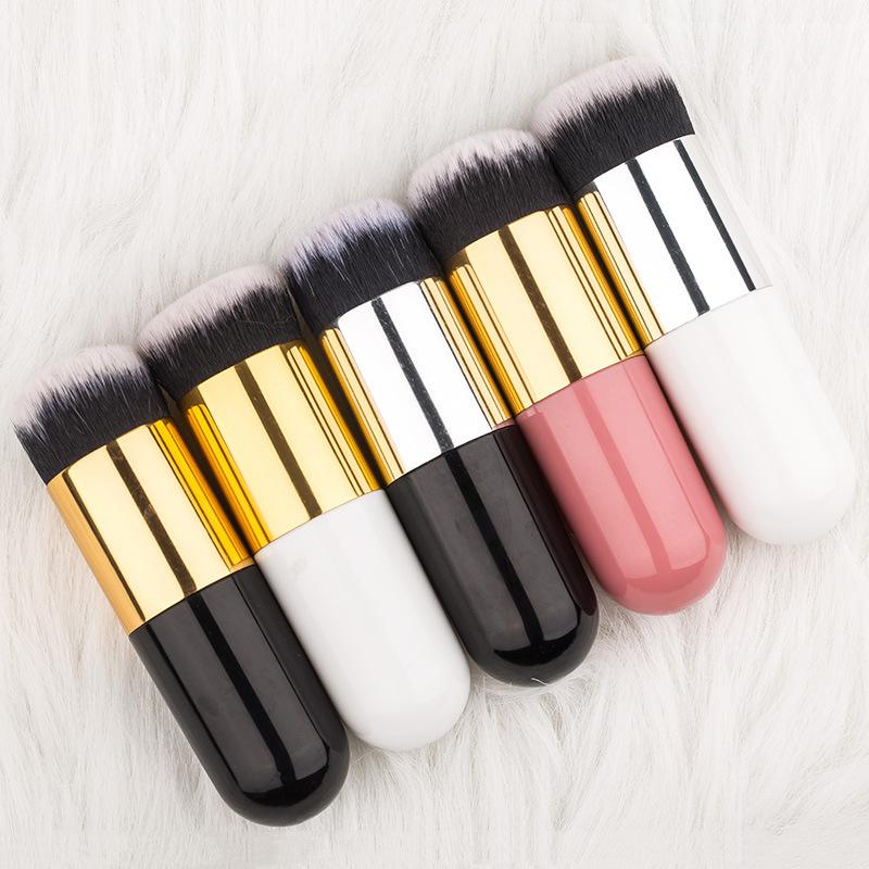 Large Small Fat Pier Foundation Brush MakeUp Brush Bb Cream Mushroom Brushes No Powder No Mark Foundation Make-Up Brush Pink