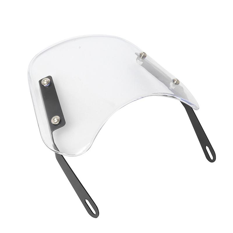 Motorcycle Headlight Windshield Wind Deflector Windscreen Universal For The Most Models