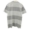 Nike Border Pattern Short Sleeve Polo Shirt L Gray Men's Used
