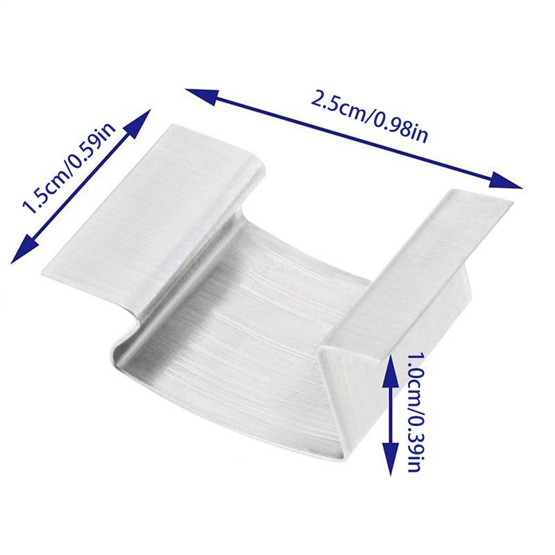 Greenhouse Clamps 25X Greenhouse Window Clips G-shaped Quick Release Rust-Proof Stainless Reusable Fastener For Pool Cover Craft