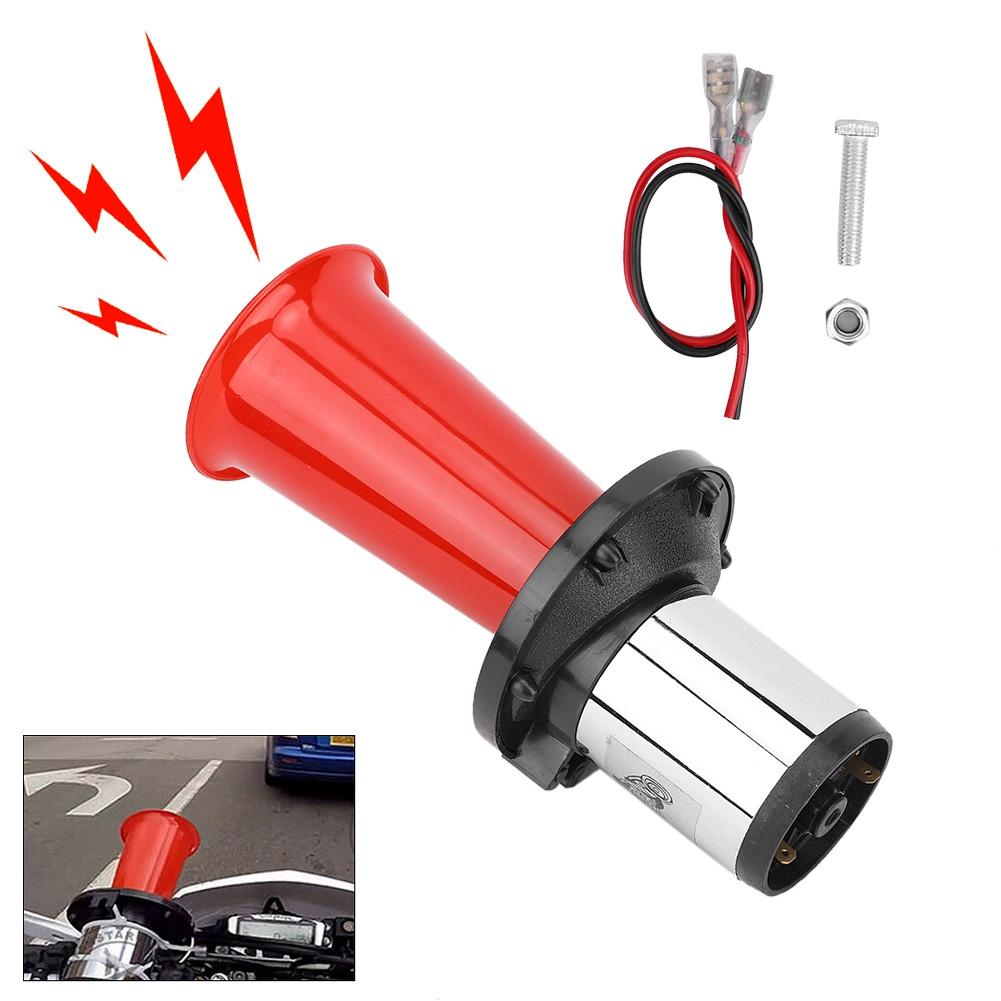 Universal 12V 110DB Car Motorcycle Klaxon Antique Vintage Air Horn Modification Accessory