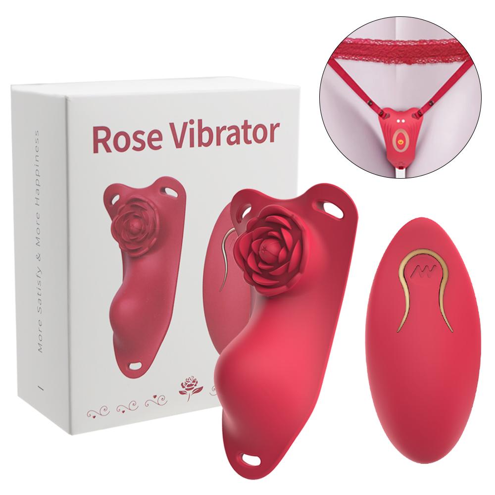 Wearable Panty Butterfly Vibrating Rose Vibrator Remote Control Clitoral Stimulator G Spot Massage Sex Toys For Women Couples