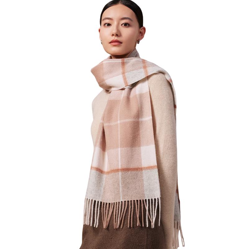 Shanghai Story Women's Warm 100% Wool Scarf