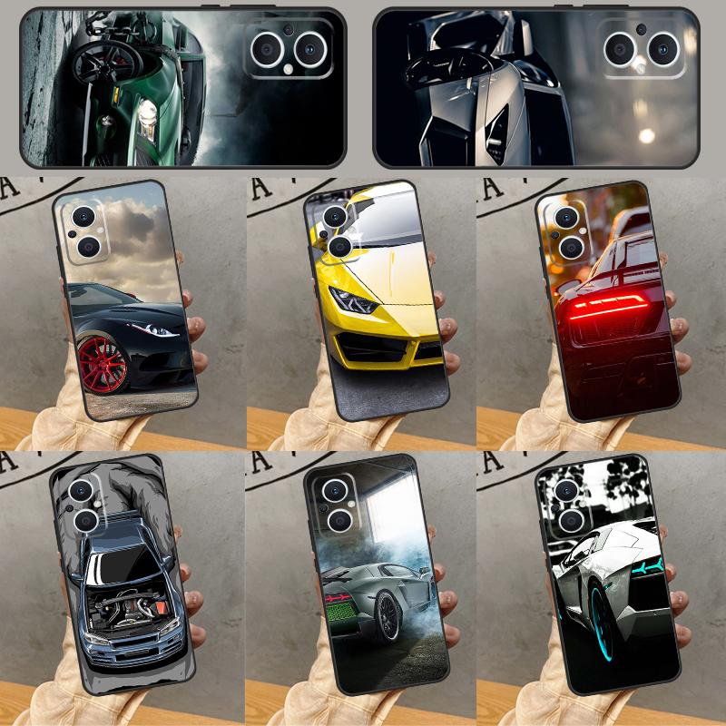 Sport Cars Male Men Case For OPPO Reno 11 12 13 F 8T 7 8 10 Pro OPPO Find X8 Pro X3 X6 Pro X5 Lite Cover Coque