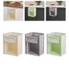 Hanging Kitchen Trash Can Transparent (without Lid) Cabinet Door Hanging Wastebasket for RV Camping Office Kitchen Bathroom