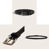 New Korean Style Retro Thin Western Belt For Women With Alloy Buckle