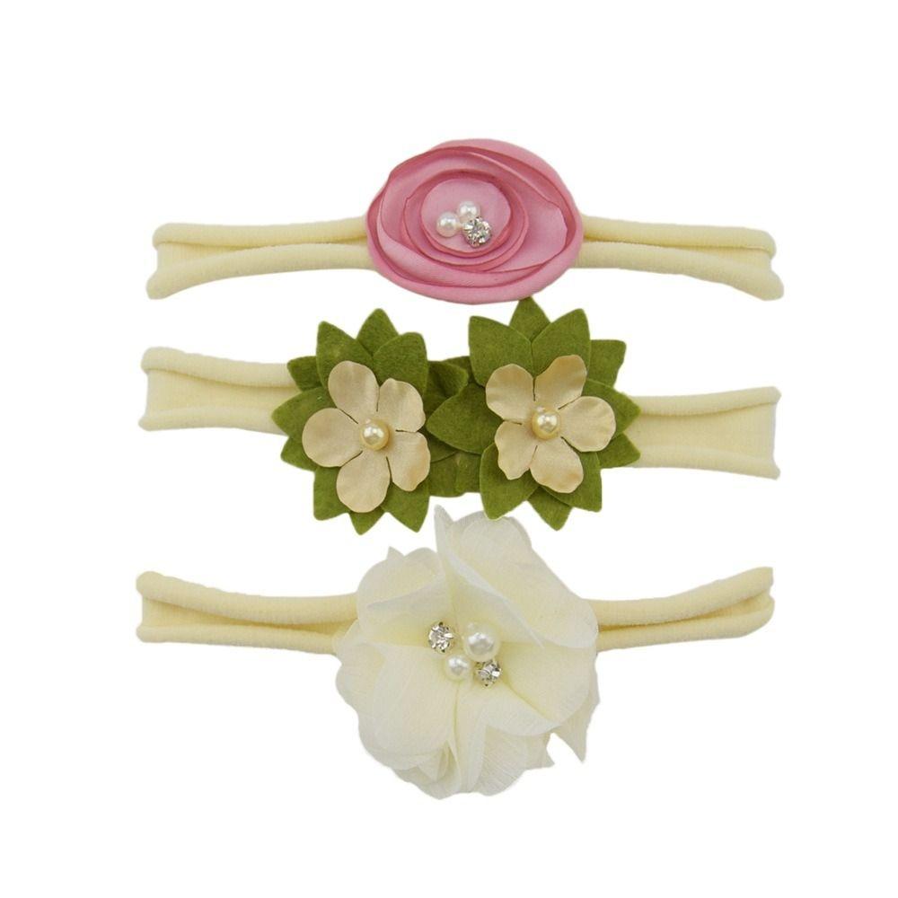 

Sweet Elastic Baby Headband Soft Nylon Hair Band Baby Headwear Headband Photography Prop 02