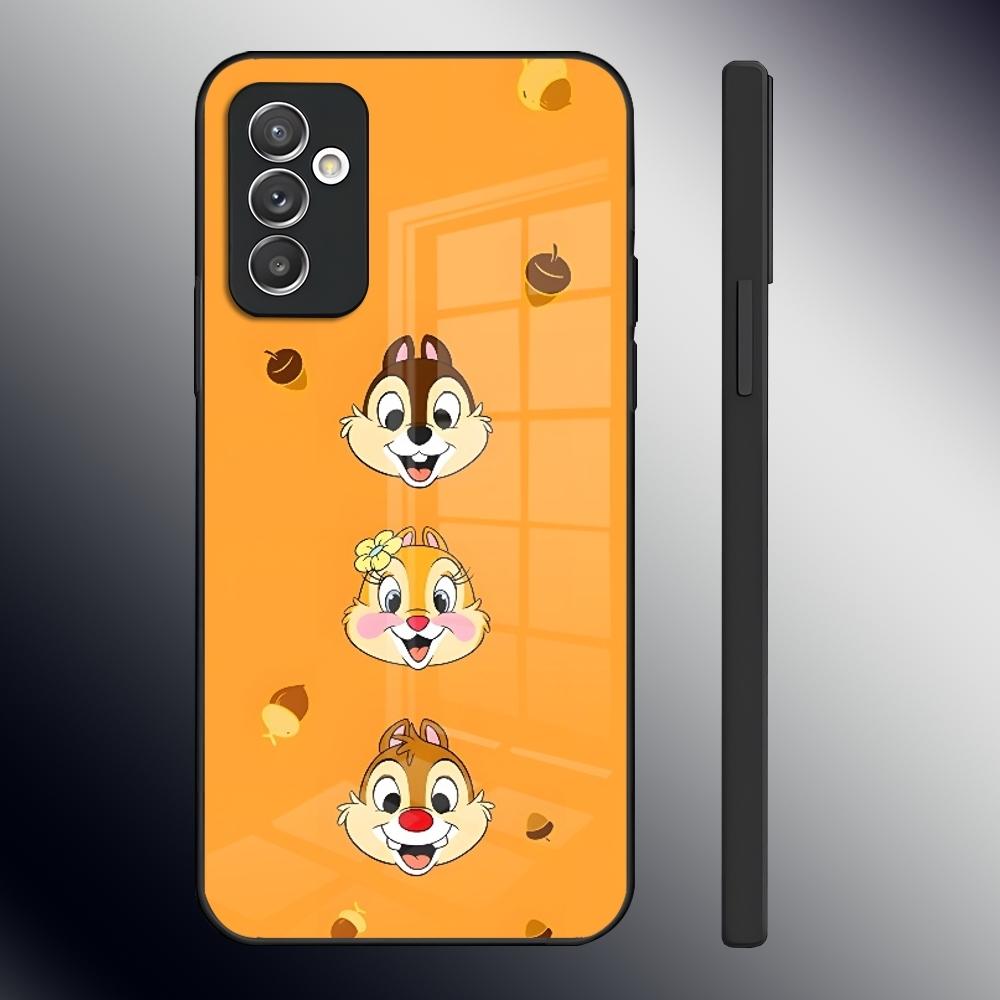 C-Chip 'n' Dale Phone Case For Samsung S24 Ultra S23 S22 S20 Fe S21 Plus A54 A34 A24 A53 A13 A16 Glass Back Cover