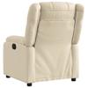 Recliner Chair Cream Colored Fabric