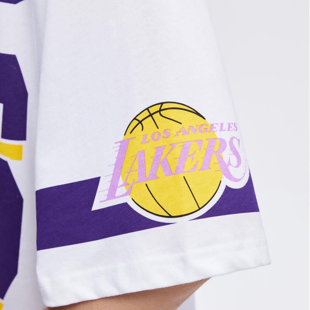 Mitchell Ness X NBA T Shirt Unisex White FC9265-LALWHIT