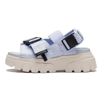 Sandales décontractées tendance LiNing Hiker pour femmes Bleu ciel AZGS016-2