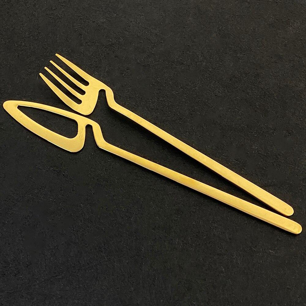 Sada 16 ks jídelního nádobí 18/10 Nerezová ocel Zrcadlo Stříbrná sada příborů Párty nůž na večeři Vidlička Lžíce Sada nádobí Drop Shipping