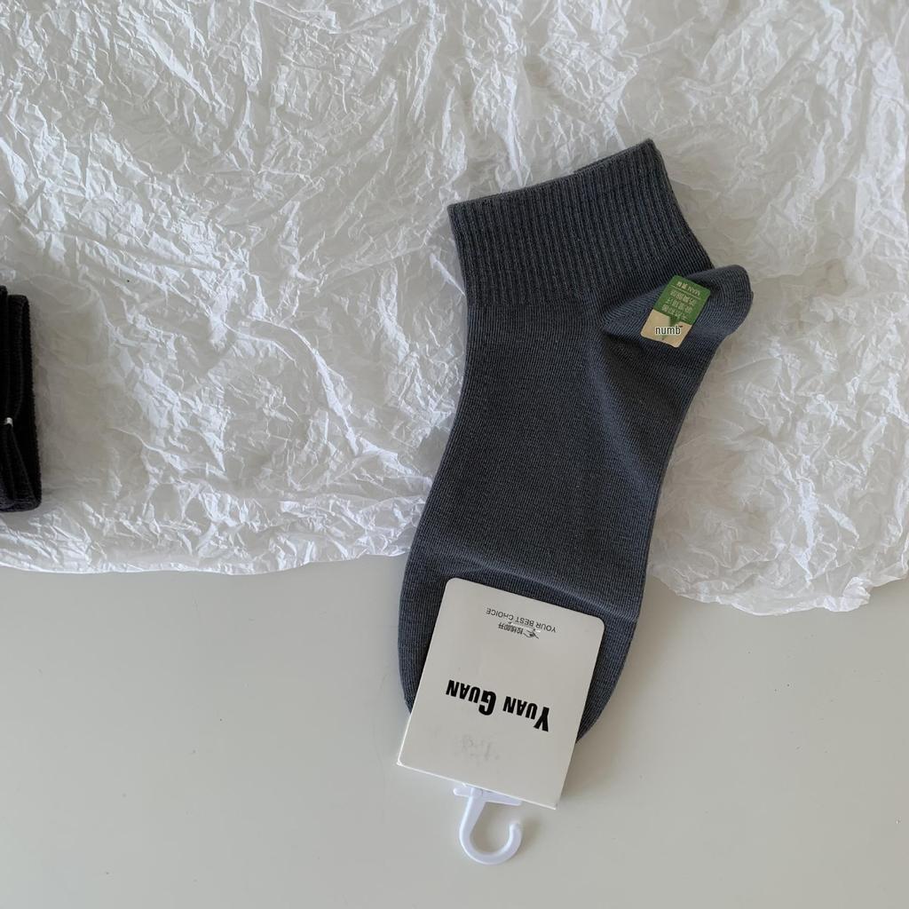 Herren Hanf Knöchelsocken - Frühherbst Lässiger Business-Stil, Nahtlos, Atmungsaktiv, Einfarbig