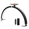 WALALLA 40W Oplaadbare Nagellamp, Opvouwbaar 73cm Zwart, 7 Koude/Warme Kleuren, 10 Helderheidsniveaus, met Afstandsbediening, voor Manicure Wimper Tatoeage