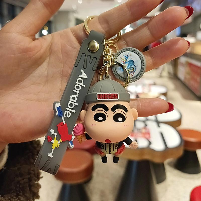 

Silicone Fashionable Shin Keychain Stylish Cartoon Accessory For Keys And Bags зелёный