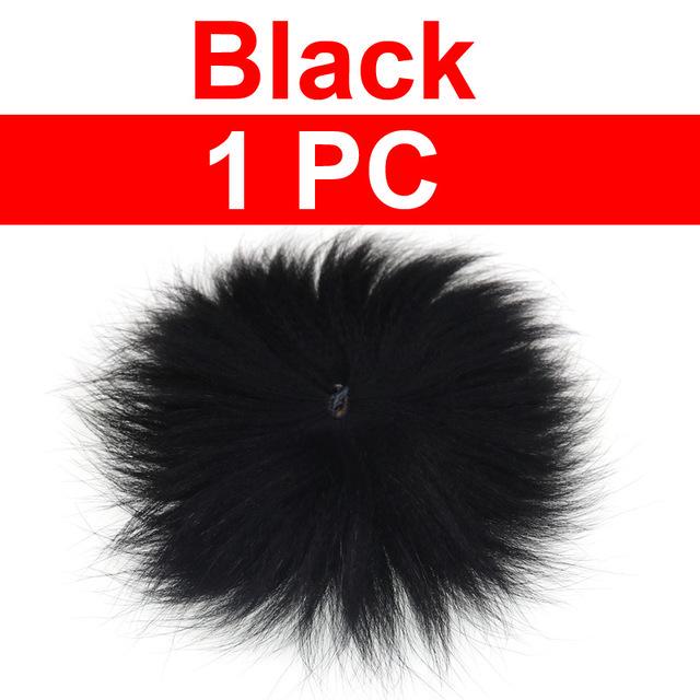 

Bimoo 1PC Fly Tiing Arctic Fox Tail Streamer Tube Fly Tiing Material Морська вода Джиг Гачок Fibers Fibers 1pc чорний