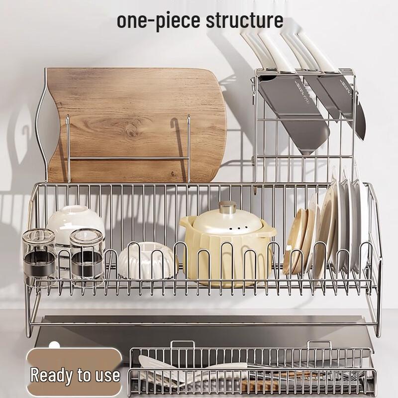 304 Stainless Steel Kitchen Dish Drainer Rack