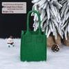 Creative Christmas Eve Apple Candy Bag - Felt DIY Tote for Kids