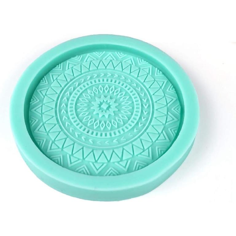 Home Decor Handmade Concrete Gypsum Silicone Round Clay Tools Resin Casting Mold Coaster Mould Soap Dish Tray