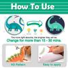 DECOWALL Dinosaur Wall Stickers Dinosaur Stickers for Wall Easy Application Glow-in-the-Dark - Luminous, Glow-in-the-Night Kids' Rooms, Boys'