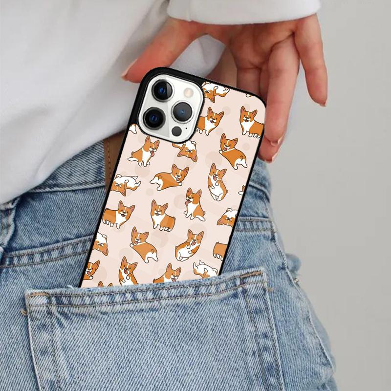 Shiba Inu Cute Cartoon Art Phone Case Magesafe Magnetic Wireless Cover For iPhone 17 Air 16 16e 11 12 13 14 15 Pro Max Plus